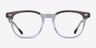Ray-Ban RB5398 Hawkeye Gray Clear AcetateEyeglass Frames from EyeBuyDirect, Front View