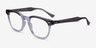 Ray-Ban RB5398 Hawkeye Gray Clear AcetateEyeglass Frames from EyeBuyDirect, Angle View