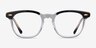 Ray-Ban RB5398 Hawkeye Clear Black AcetateEyeglass Frames from EyeBuyDirect, Front View