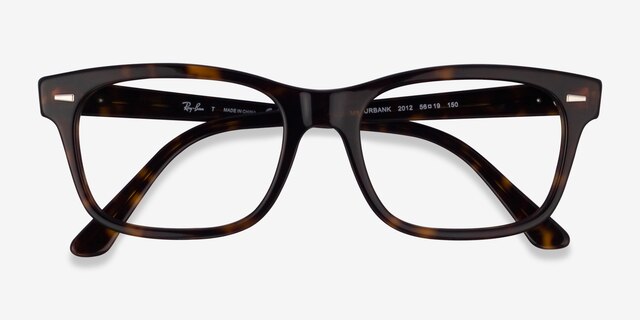 Ray-Ban RB5383 Tortoise AcetateEyeglass Frames from EyeBuyDirect, Closed View