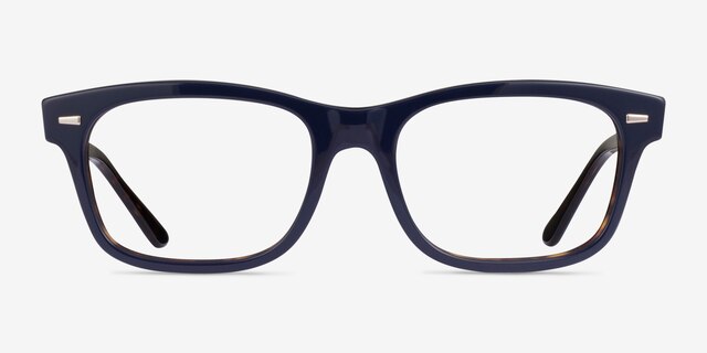 Ray-Ban RB5383 Blue Tortoise AcétateMontures de lunettes de vue d'EyeBuyDirect, Vue de Face