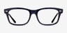 Ray-Ban RB5383 Blue Tortoise AcétateMontures de lunettes de vue d'EyeBuyDirect, Vue de Face