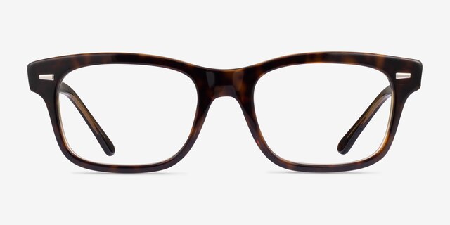 Ray-Ban RB5383 Tortoise Clear Yellow AcetateEyeglass Frames from EyeBuyDirect, Front View