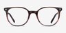 Ray-Ban RB5397 Elliot Striped Brown AcetateEyeglass Frames from EyeBuyDirect, Front View