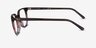 Ray-Ban RB5397 Elliot Striped Brown AcetateEyeglass Frames from EyeBuyDirect, Side View