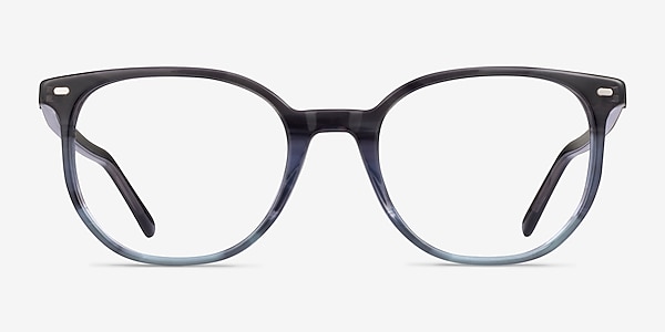 Ray-Ban RB5397 Elliot Striped Gray Acetate Eyeglass Frames