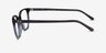 Ray-Ban RB5397 Elliot Striped Gray AcetateEyeglass Frames from EyeBuyDirect, Side View