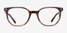 Ray-Ban RB5397 Elliot Striped Brown Green AcetateEyeglass Frames from EyeBuyDirect, Front View