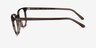 Ray-Ban RB5397 Elliot Striped Brown Green AcetateEyeglass Frames from EyeBuyDirect, Side View