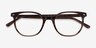 Ray-Ban RB5397 Elliot Striped Brown Green AcetateEyeglass Frames from EyeBuyDirect, Closed View