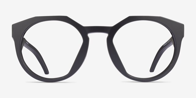 Oakley OX8139 Hstn Matte Black PlasticEyeglass Frames from EyeBuyDirect, Front View