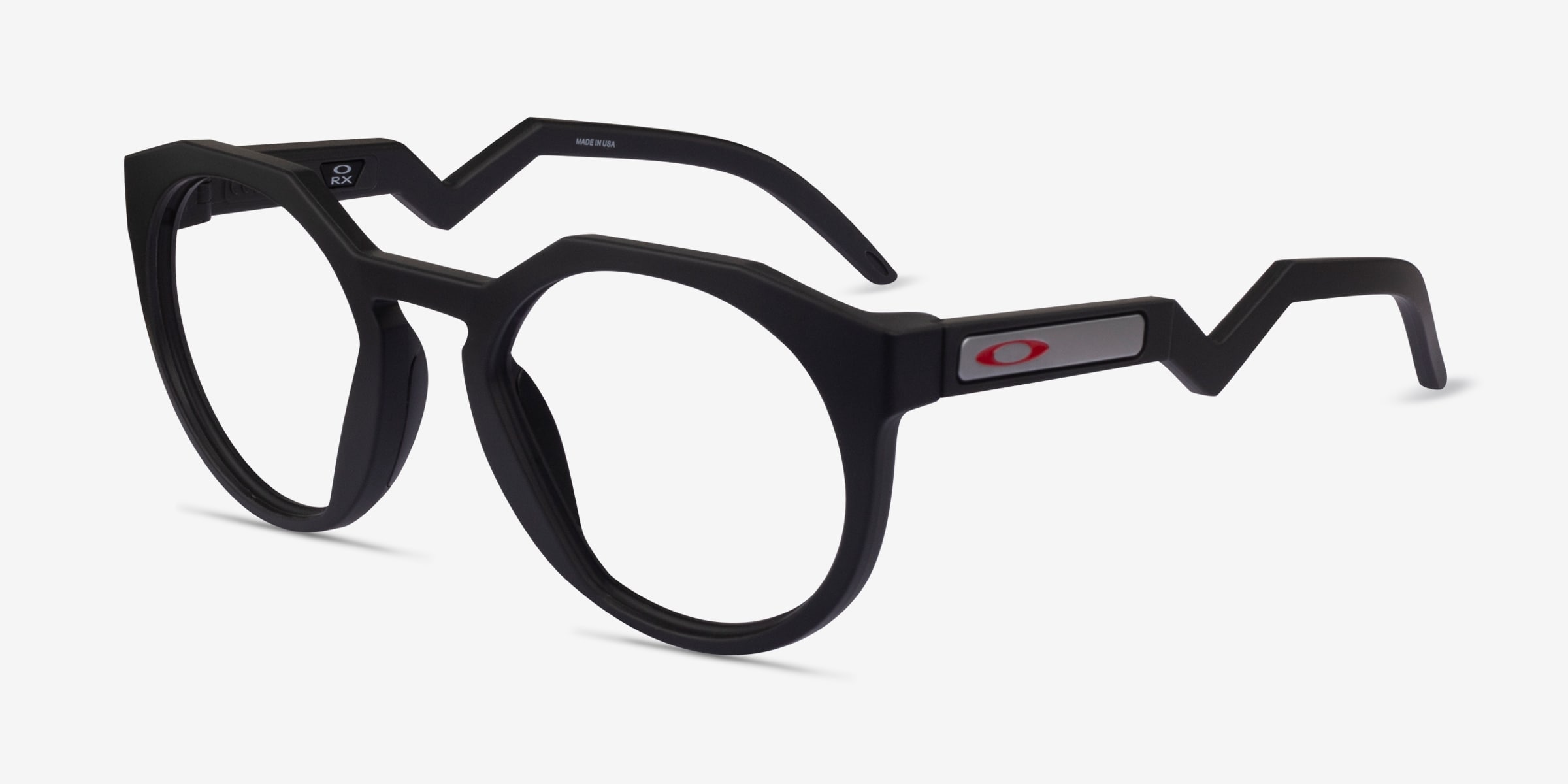 Oakley OX8139 Hstn - Geometric Matte Clear Frame Eyeglasses