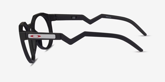 Oakley OX8139 Hstn Matte Black PlasticEyeglass Frames from EyeBuyDirect, Side View