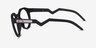 Oakley OX8139 Hstn Matte Black PlasticEyeglass Frames from EyeBuyDirect, Side View