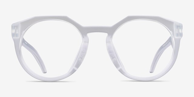 Oakley OX8139 Hstn Matte Clear PlasticEyeglass Frames from EyeBuyDirect, Front View