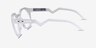 Oakley OX8139 Hstn Matte Clear PlasticEyeglass Frames from EyeBuyDirect, Side View