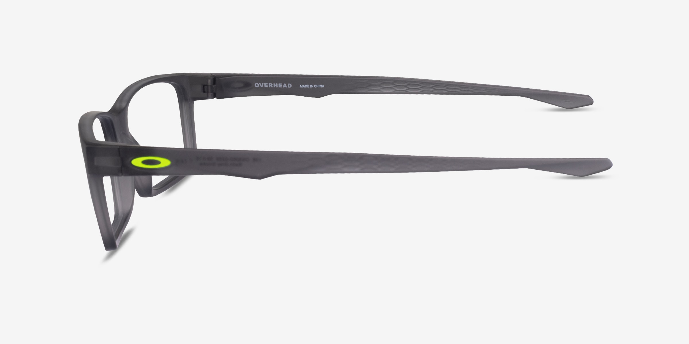 Oakley Overhead - Rectangle Satin Gray Frame Glasses For Men 