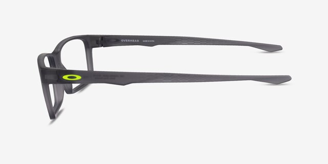 Oakley Overhead Satin Gray PlasticEyeglass Frames from EyeBuyDirect, Side View