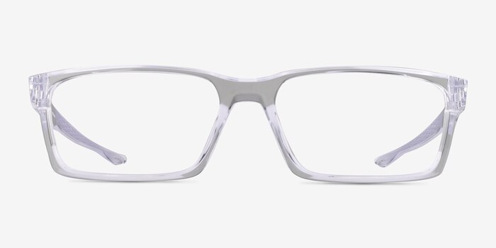 Oakley Overhead Polished Clear Plastic Eyeglass Frames from EyeBuyDirect