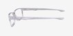 Oakley Overhead Polished Clear PlasticEyeglass Frames from EyeBuyDirect, Side View