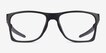 Oakley Activate Satin Black PlasticEyeglass Frames from EyeBuyDirect, Front View