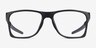 Oakley Activate Satin Black PlasticEyeglass Frames from EyeBuyDirect, Front View