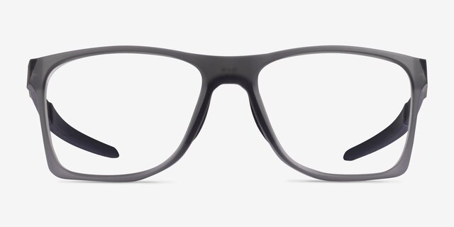 Oakley Activate Satin Gray Smoke PlasticEyeglass Frames from EyeBuyDirect, Front View
