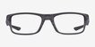Oakley Plank 2.0 Satin Gray Smoke PlasticEyeglass Frames from EyeBuyDirect, Front View