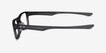 Oakley Plank 2.0 Satin Gray Smoke PlasticEyeglass Frames from EyeBuyDirect, Side View