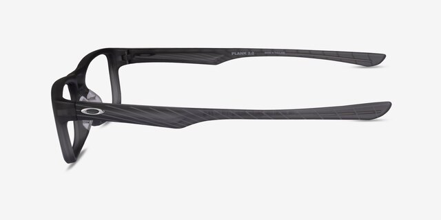 Oakley Plank 2.0 Satin Gray PlastiqueMontures de lunettes de vue d'EyeBuyDirect, Vue de Côté