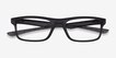 Oakley Plank 2.0 Satin Gray Smoke PlasticEyeglass Frames from EyeBuyDirect, Closed View