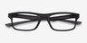 Oakley Plank 2.0 Satin Gray PlastiqueMontures de lunettes de vue d'EyeBuyDirect, Vue Rapprochée