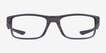 Oakley Plank 2.0 Satin Gray Smoke PlasticEyeglass Frames from EyeBuyDirect, Front View