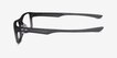 Oakley Plank 2.0 Satin Gray Smoke PlasticEyeglass Frames from EyeBuyDirect, Side View