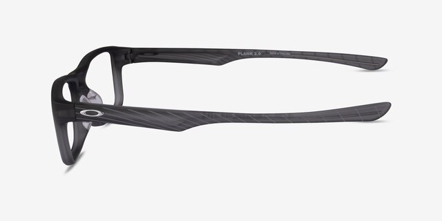Oakley Plank 2.0 Gray Smoke PlasticEyeglass Frames from EyeBuyDirect, Side View