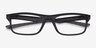 Oakley Plank 2.0 Gray Smoke PlasticEyeglass Frames from EyeBuyDirect, Closed View