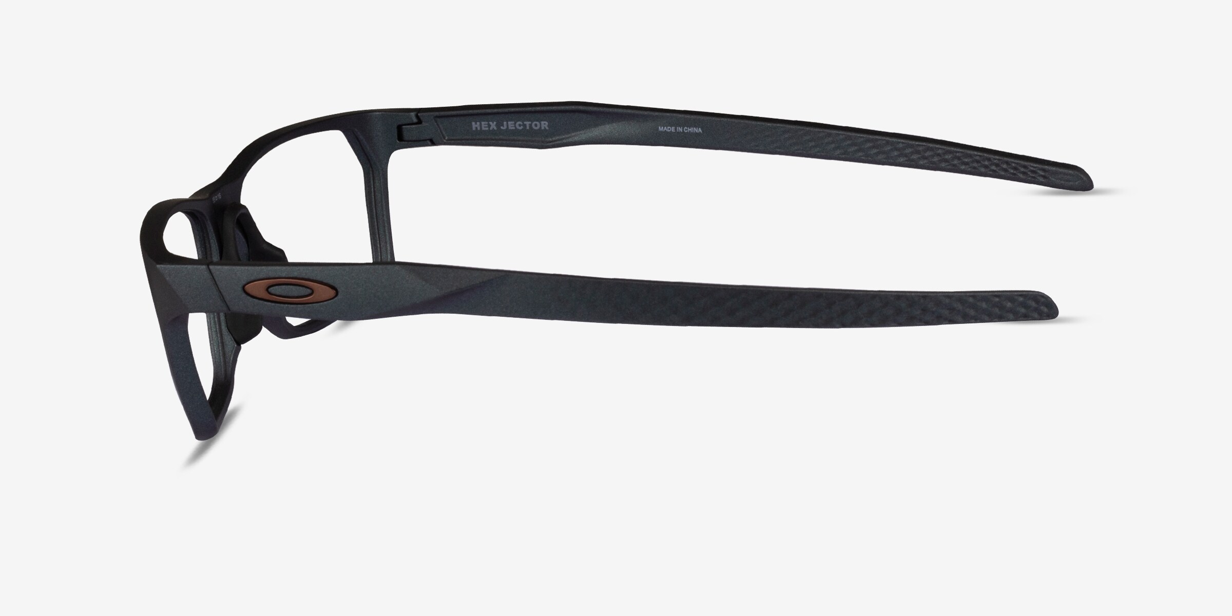 Oakley Hex Jector - Rectangle Silver Frame Eyeglasses