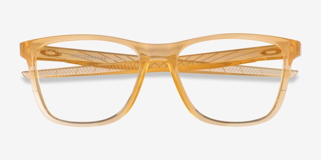 Oakley Centerboard Light Curry PlasticEyeglass Frames from EyeBuyDirect, Closed View
