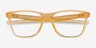 Oakley Centerboard Light Curry PlasticEyeglass Frames from EyeBuyDirect, Closed View