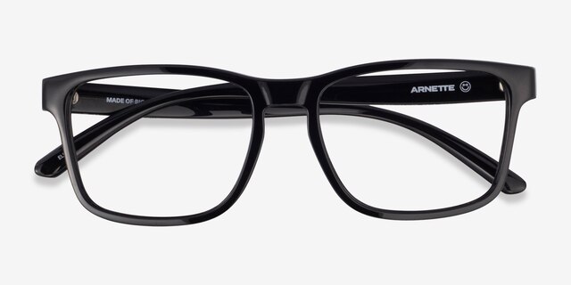 ARNETTE Elbo Black PlasticEyeglass Frames from EyeBuyDirect, Closed View