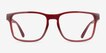 ARNETTE Elbo Transparent Red PlasticEyeglass Frames from EyeBuyDirect, Front View