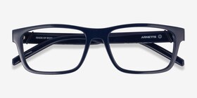 ARNETTE Flamengo Bleu marine  Plastique Montures de lunettes de vue d'EyeBuyDirect, Vue Rapprochée