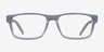 ARNETTE Flamengo Transparent Gray PlasticEyeglass Frames from EyeBuyDirect, Front View
