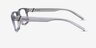 ARNETTE Flamengo Transparent Gray PlasticEyeglass Frames from EyeBuyDirect, Side View