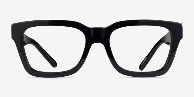 ARNETTE Cold Heart Black AcetateEyeglass Frames from EyeBuyDirect, Front View