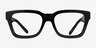 ARNETTE Cold Heart Black AcetateEyeglass Frames from EyeBuyDirect, Front View