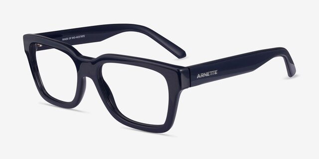 ARNETTE Cold Heart Blue AcetateEyeglass Frames from EyeBuyDirect, Angle View