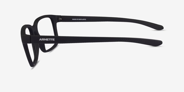 ARNETTE Saisei Matte Black PlasticEyeglass Frames from EyeBuyDirect, Side View