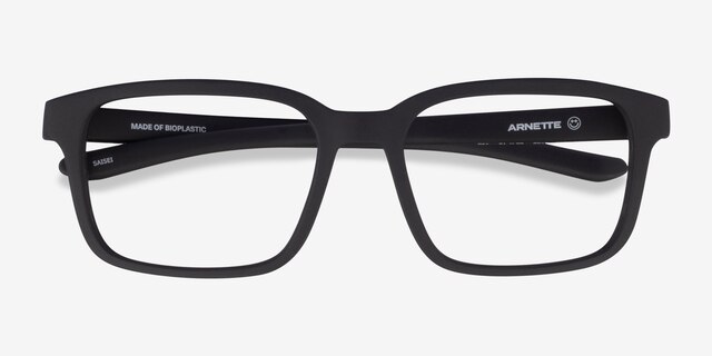 ARNETTE Saisei Matte Black PlasticEyeglass Frames from EyeBuyDirect, Closed View