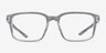 ARNETTE Saisei Transparent Light Gray PlasticEyeglass Frames from EyeBuyDirect, Front View